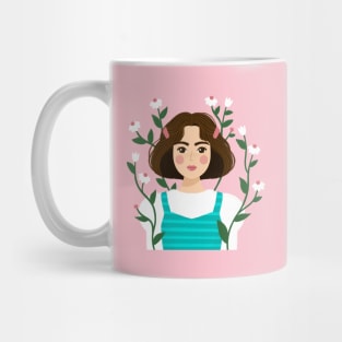 Flowery Girl Mug
